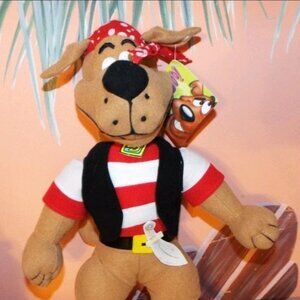 Scooby-Doo Pirate Plush Stuffed Animal Cartoon Toy - 2000